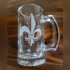 Fleur De Lis beer mug